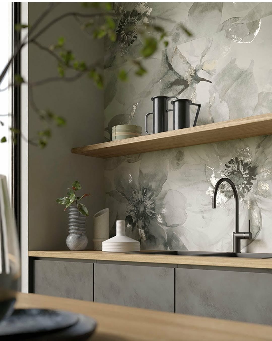 Materiali esposti nello showroom Zanardo Ceramiche